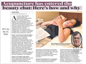 Acupuncture has entered the beauty chat